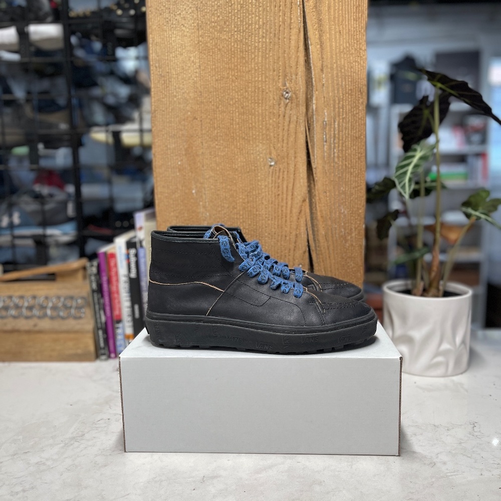 Vans Vault Taka Hayashi SK8 Boot LX Black Leather Sneaker